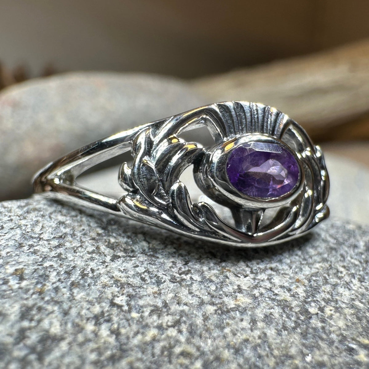 Sassenach Thistle Ring Ring La Vie Bien Sassenach Thistle Ring