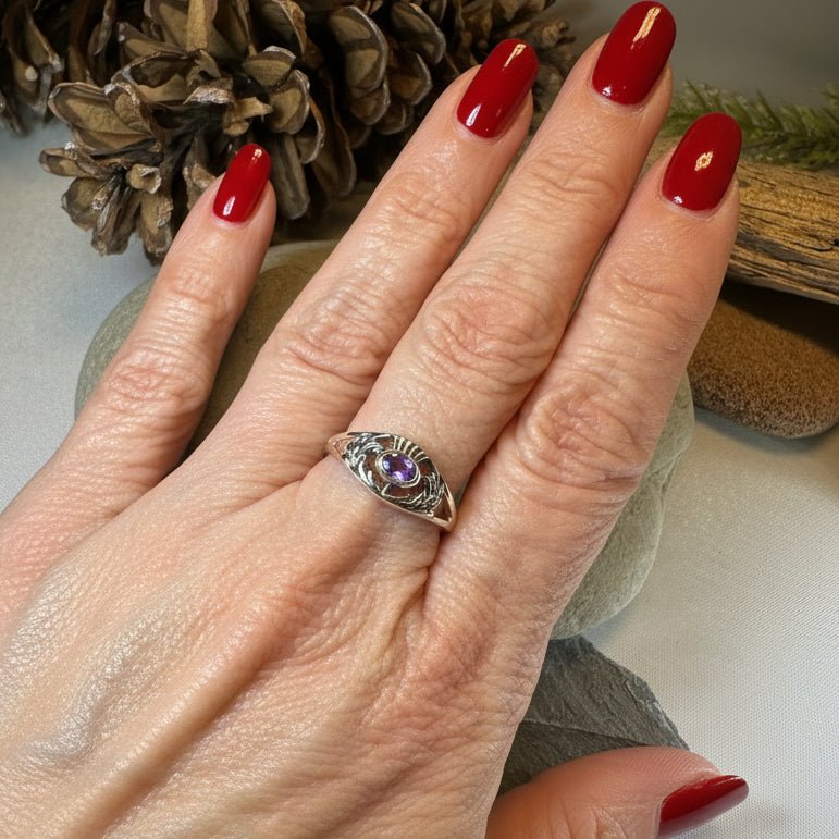 Sassenach Thistle Ring Ring La Vie Bien Sassenach Thistle Ring