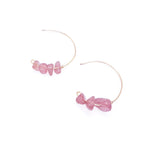 Satin earrings by Alegria Accessories Inc