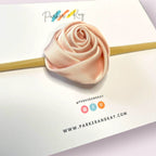 Satin Rose Baby Headband by Parker + Kay Creative