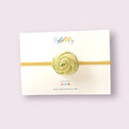 Satin Rose Baby Headband by Parker + Kay Creative