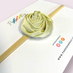 Satin Rose Baby Headband by Parker + Kay Creative