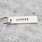 SAVAGE Bar Keychain Key Chain La Vie Bien SAVAGE Bar Keychain