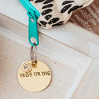 SAVAGE Brass Disc Keychain Key Chain La Vie Bien SAVAGE Brass Disc Keychain