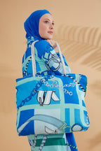 Sax Beach Bag C2315 Plaj Çanta La Vie Bien Sax Beach Bag C2315