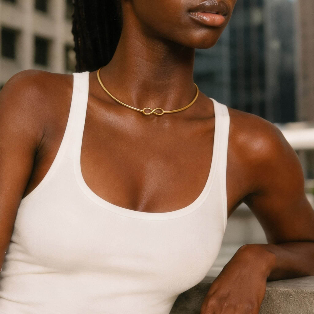 Saya Infinite Cuff choker Necklace Choker La Vie Bien Saya Infinite Cuff choker Necklace