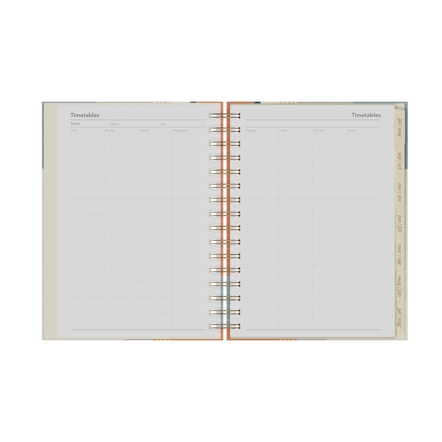 Scandi - A5 Day - to - Page Mid/Academic Year Diary Planner 2025 - 2026