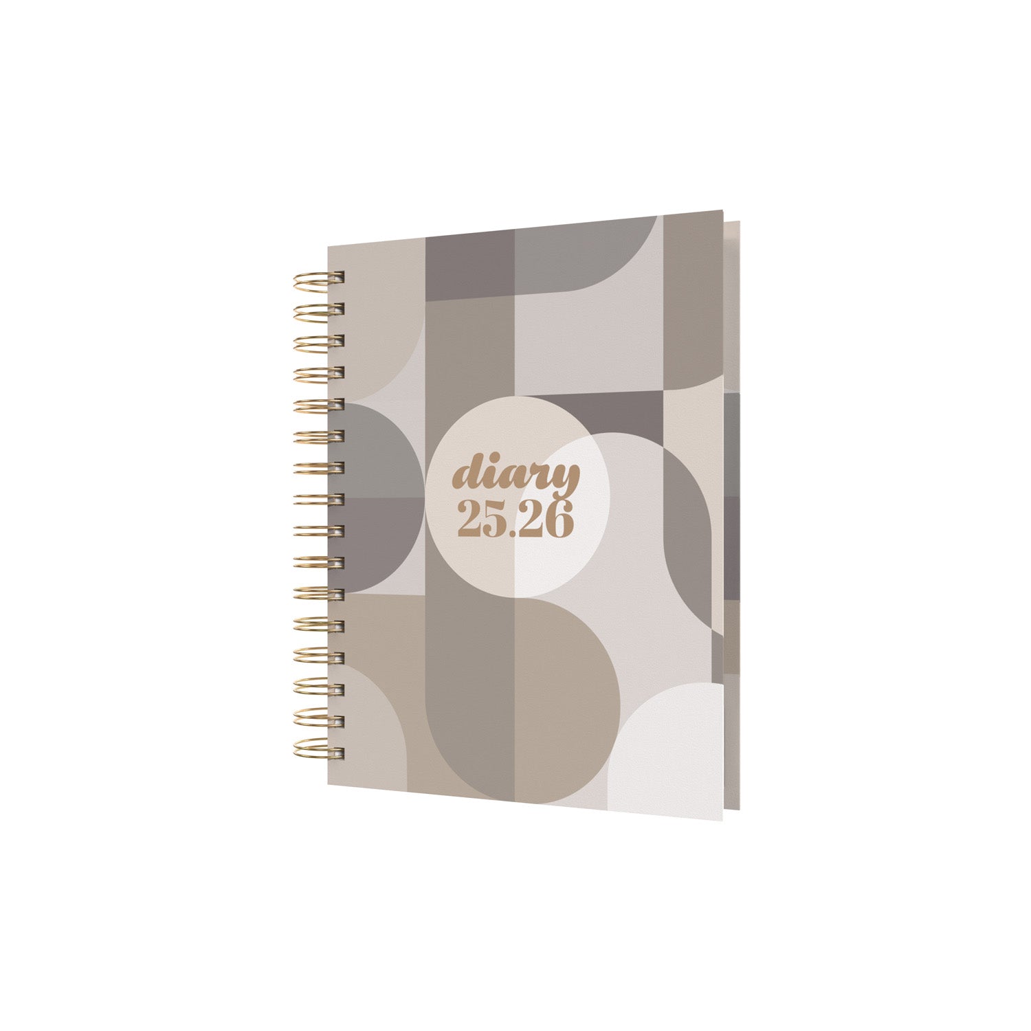 Scandi - A5 Day - to - Page Mid/Academic Year Diary Planner 2025 - 2026