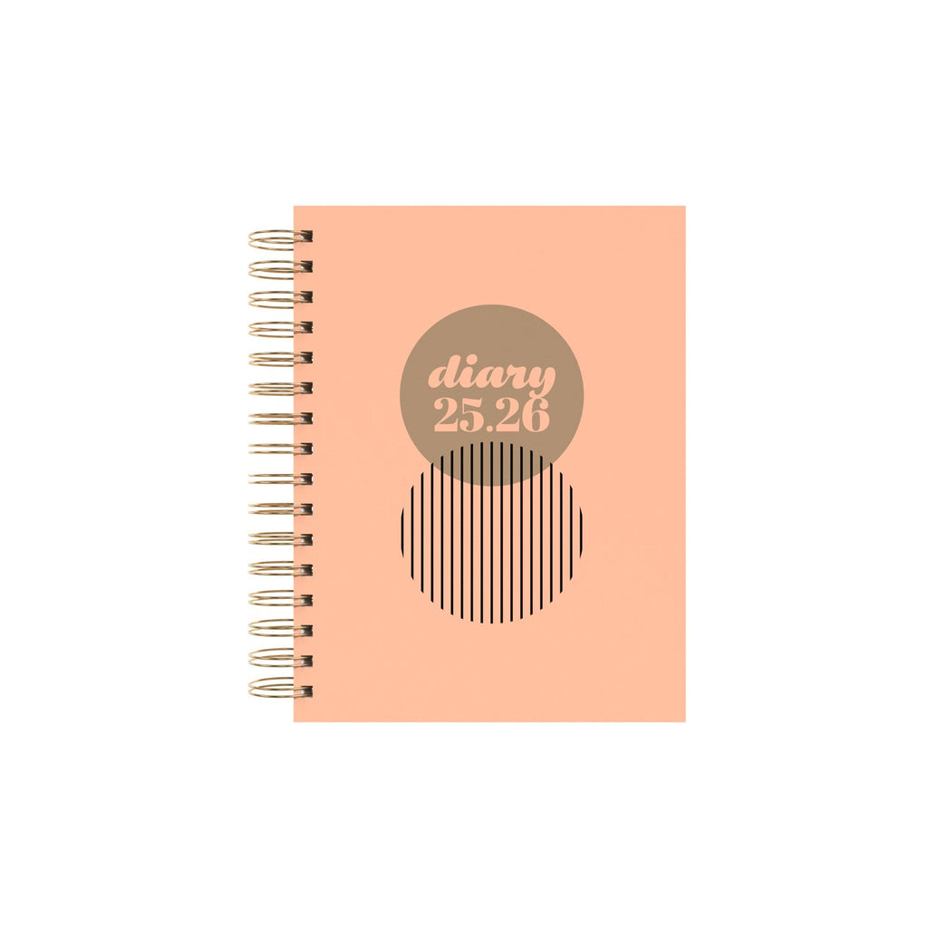 Scandi - A5 Day - to - Page Mid/Academic Year Diary Planner 2025 - 2026