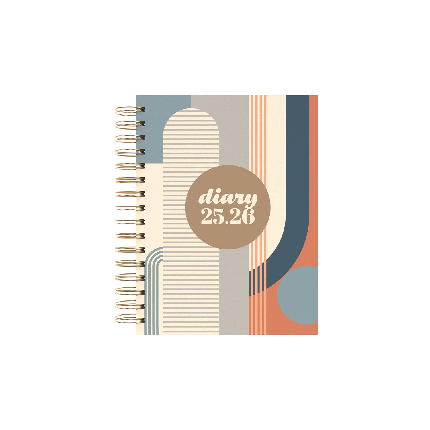 Scandi - A5 Day - to - Page Mid/Academic Year Diary Planner 2025 - 2026