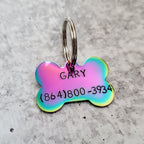 SCARED OF THE CAT Bone - Shaped Pet Tag Pet Tags La Vie Bien SCARED OF THE CAT Bone - Shaped Pet Tag