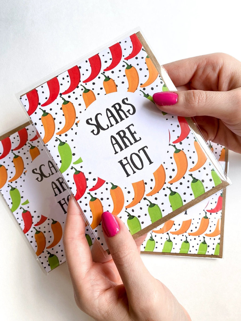 Scars Are Hot Surgery Get Well Card by Five Dot Post