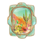 Scenic Desert Sedona Blue Turquoise Golden Ring by Barse Jewelry