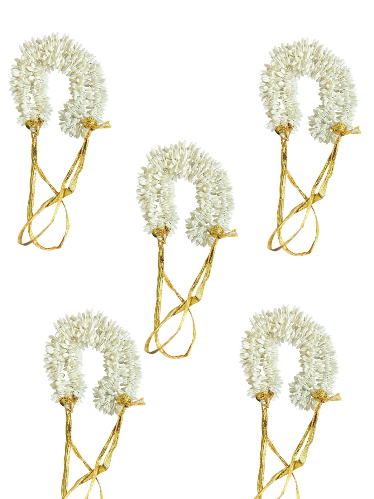 Scented Bun Gajra, Set of 5 Accessories La Vie Bien Scented Bun Gajra, Set of 5