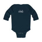 Schatz (treasure, darling) German Script baby bodysuit, long sleeve infant bodysuit Kids clothes La Vie Bien Schatz (treasure, darling) German Script baby bodysuit, long sleeve infant bodysuit