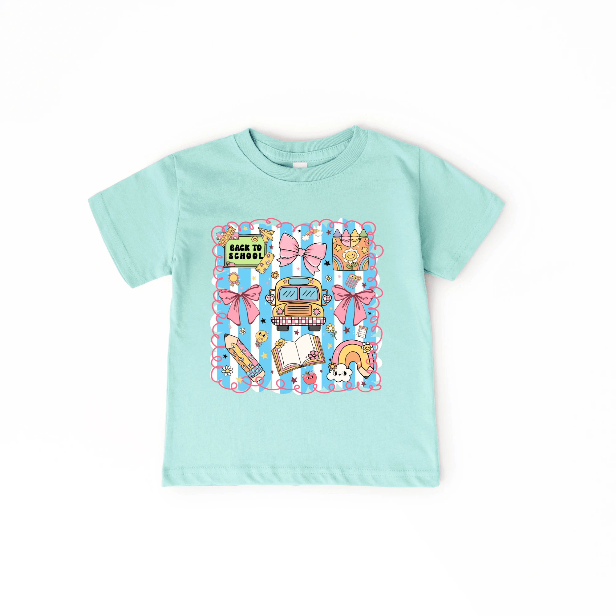 School Bus Back to School tee - toddler and youth sizes- back to school collection by Benny and Ray Apparel