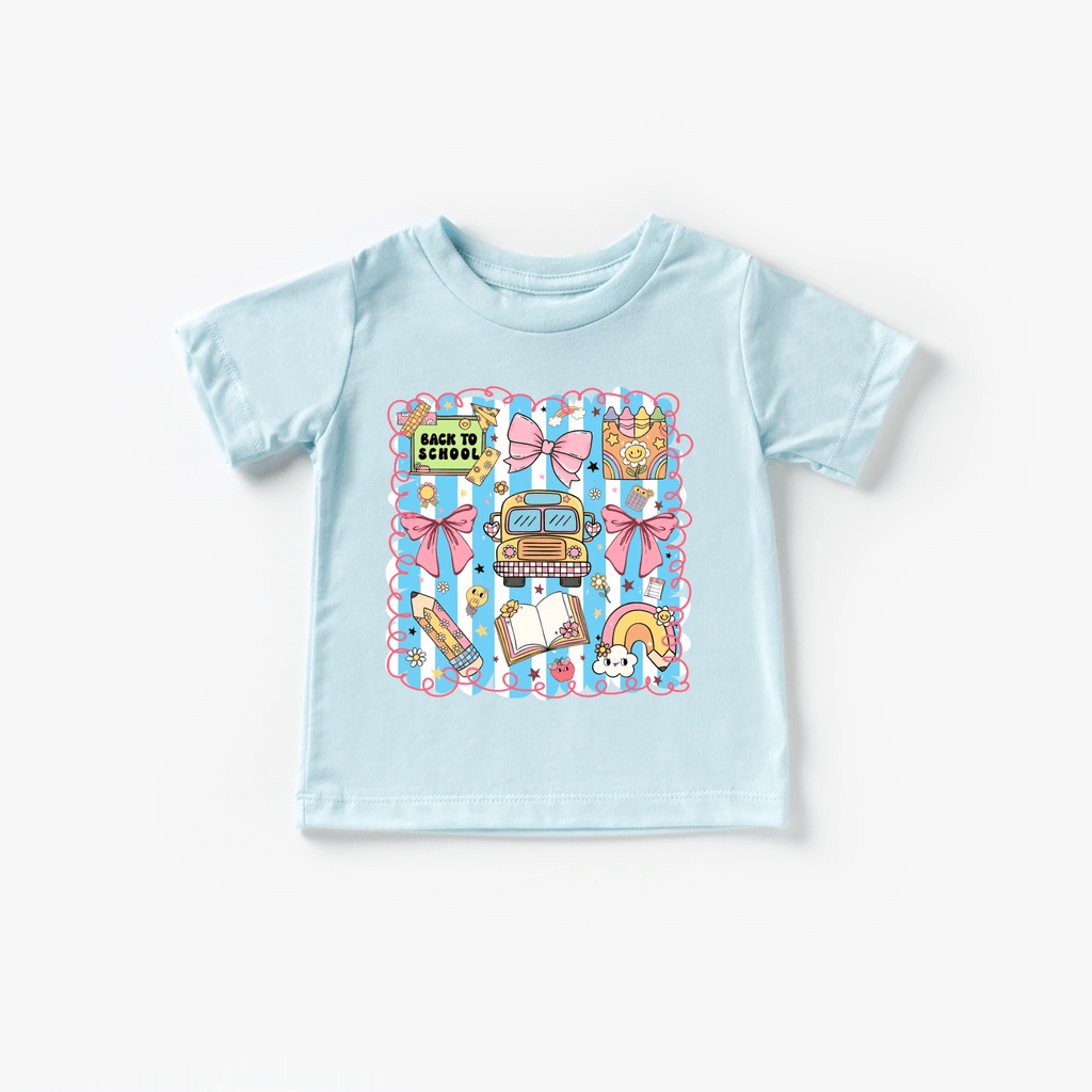 School Bus Back to School tee - toddler and youth sizes- back to school collection by Benny and Ray Apparel