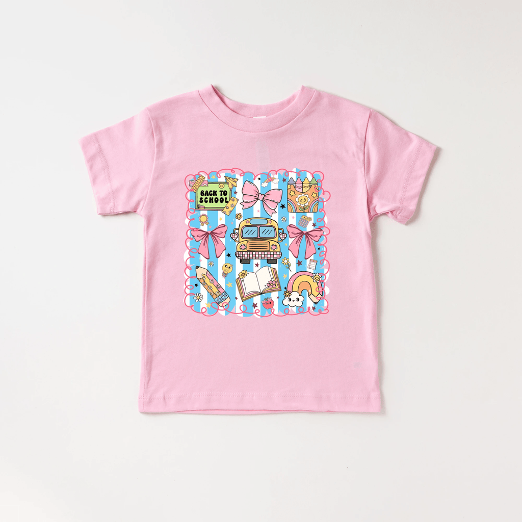 School Bus Back to School tee - toddler and youth sizes- back to school collection by Benny and Ray Apparel