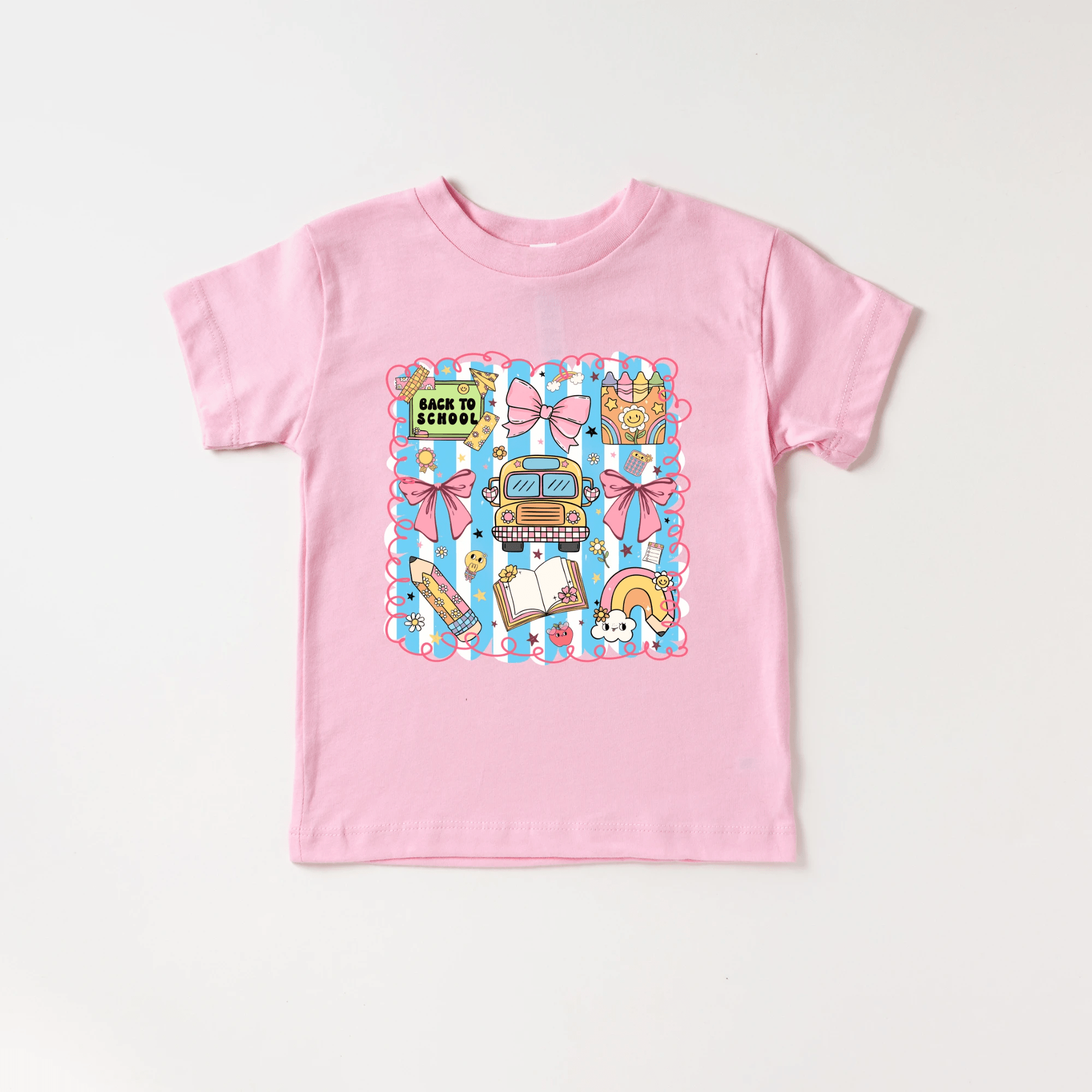 School Bus Back to School tee - toddler and youth sizes- back to school collection by Benny and Ray Apparel