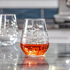 School of Fish Etched Glassware Kitchen Accessories La Vie Bien School of Fish Etched Glassware