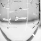 School of Fish Etched Glassware Kitchen Accessories La Vie Bien School of Fish Etched Glassware