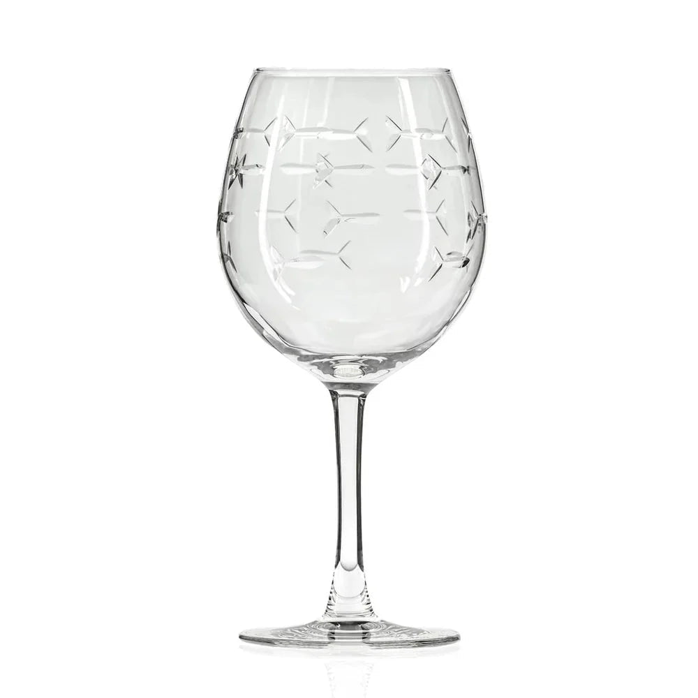 School of Fish Etched Glassware Kitchen Accessories La Vie Bien School of Fish Etched Glassware