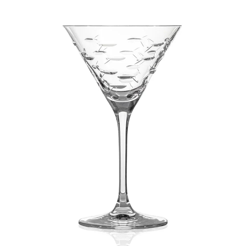 School of Fish Etched Glassware Kitchen Accessories La Vie Bien School of Fish Etched Glassware