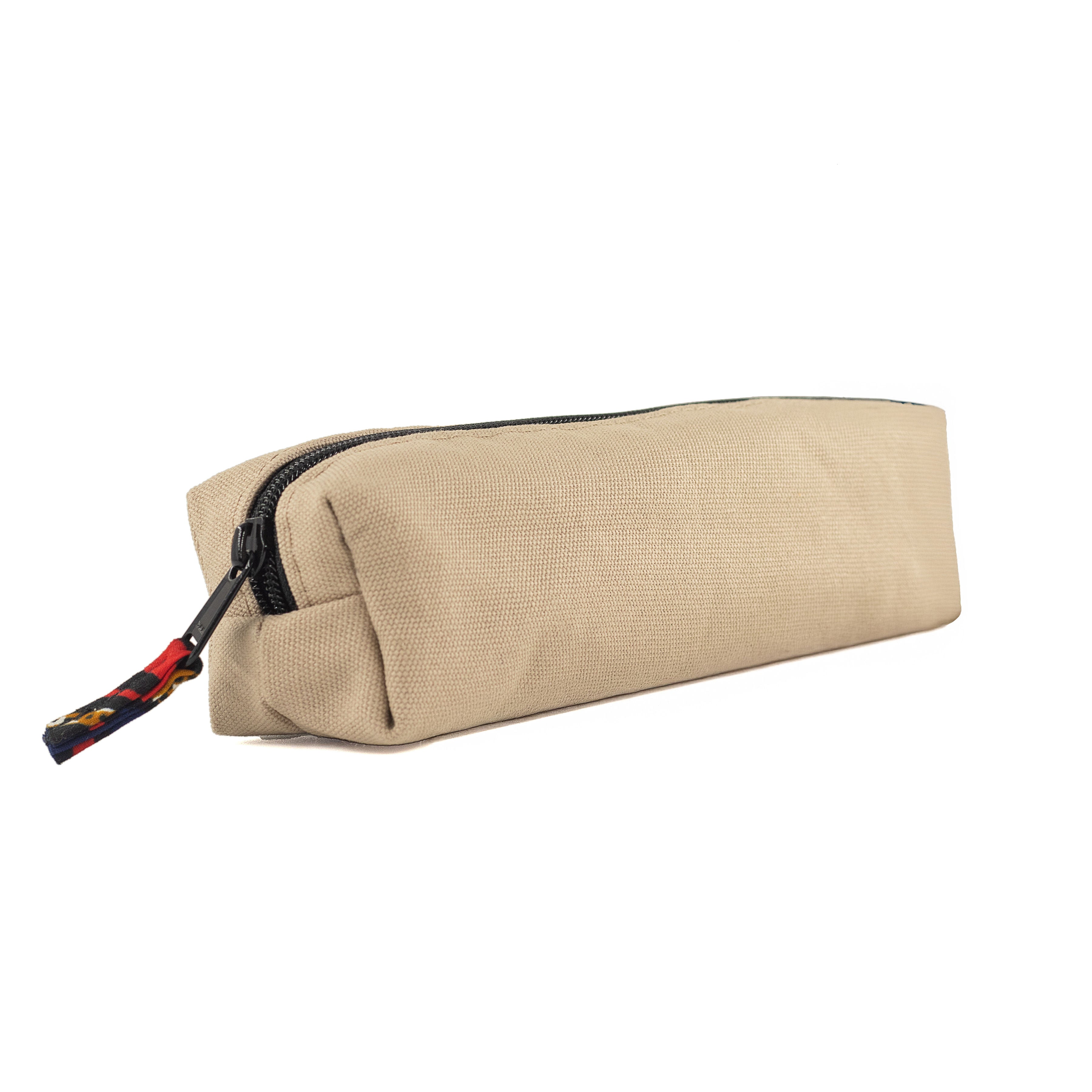 Canvas Pencil Pouch, Zipper Pencil Bag Case