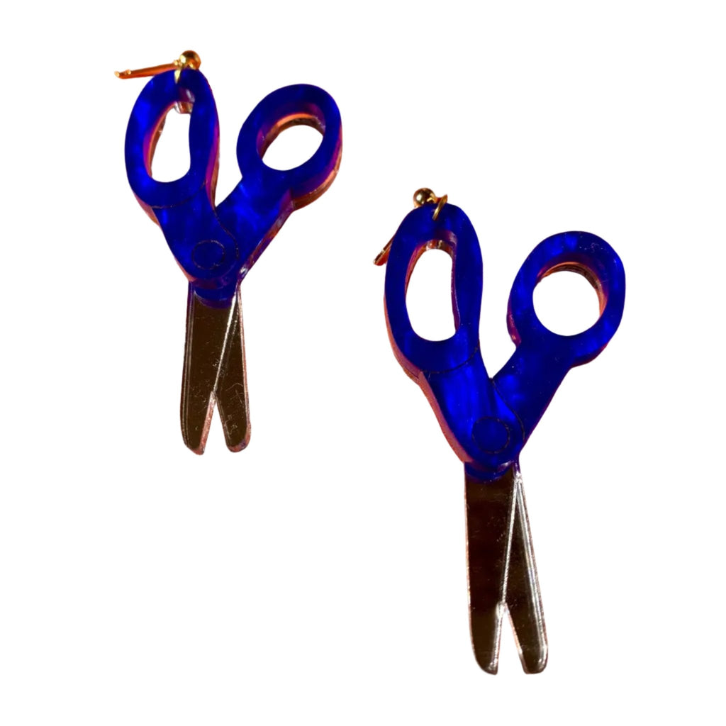 Scissors Acrylic Earrings Earrings La Vie Bien Scissors Acrylic Earrings