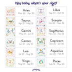 Scorpio Astrology Hand-Embroidered Pillow by Cat Studio