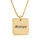 Scorpio Charm Necklace La Vie Bien Scorpio Charm Necklace