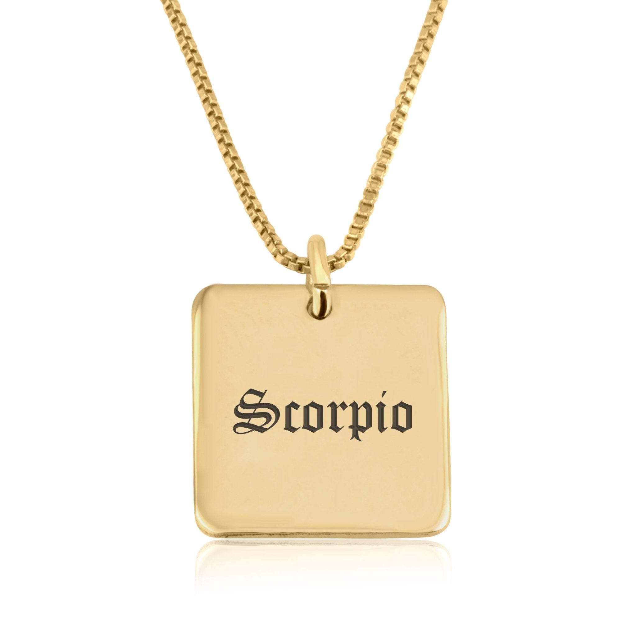 Scorpio Charm Necklace La Vie Bien Scorpio Charm Necklace