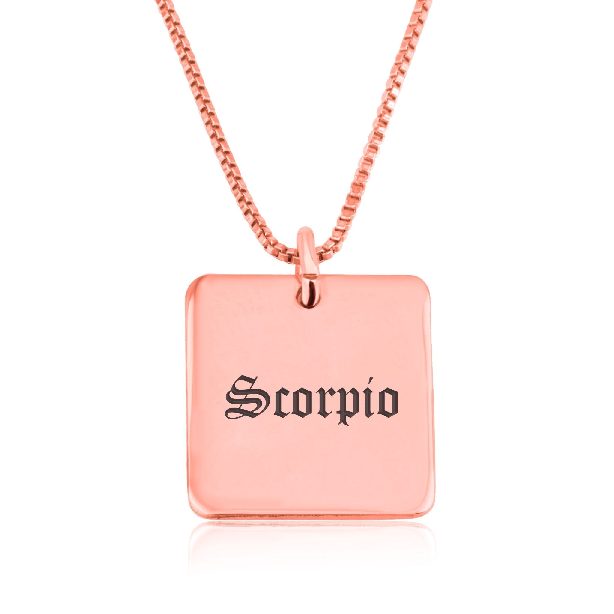 Scorpio Charm Necklace La Vie Bien Scorpio Charm Necklace