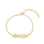Scorpio Script Bracelet La Vie Bien Scorpio Script Bracelet