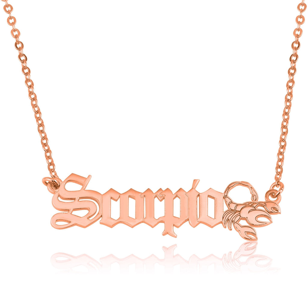 Scorpio Symbol Necklace