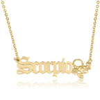 Scorpio Symbol Necklace La Vie Bien Scorpio Symbol Necklace