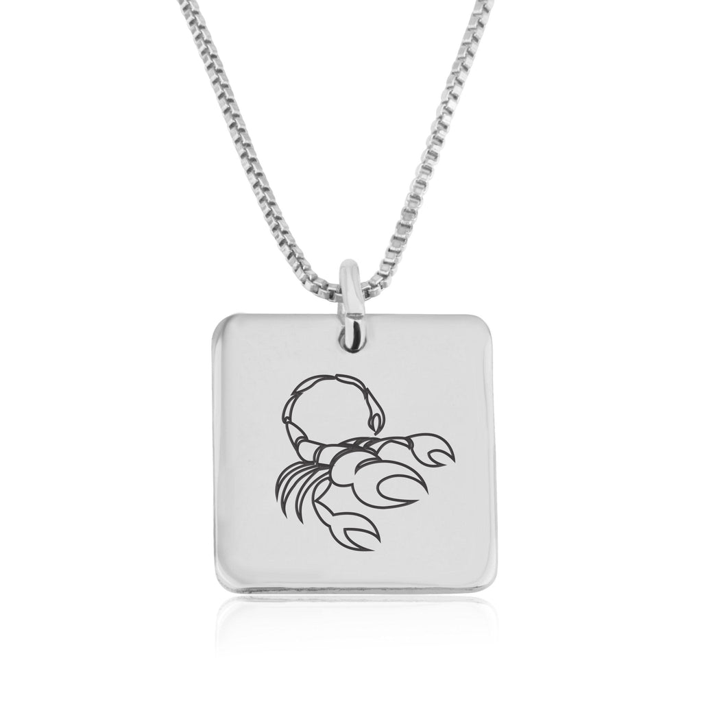 Scorpio Zodiac Necklace La Vie Bien Scorpio Zodiac Necklace