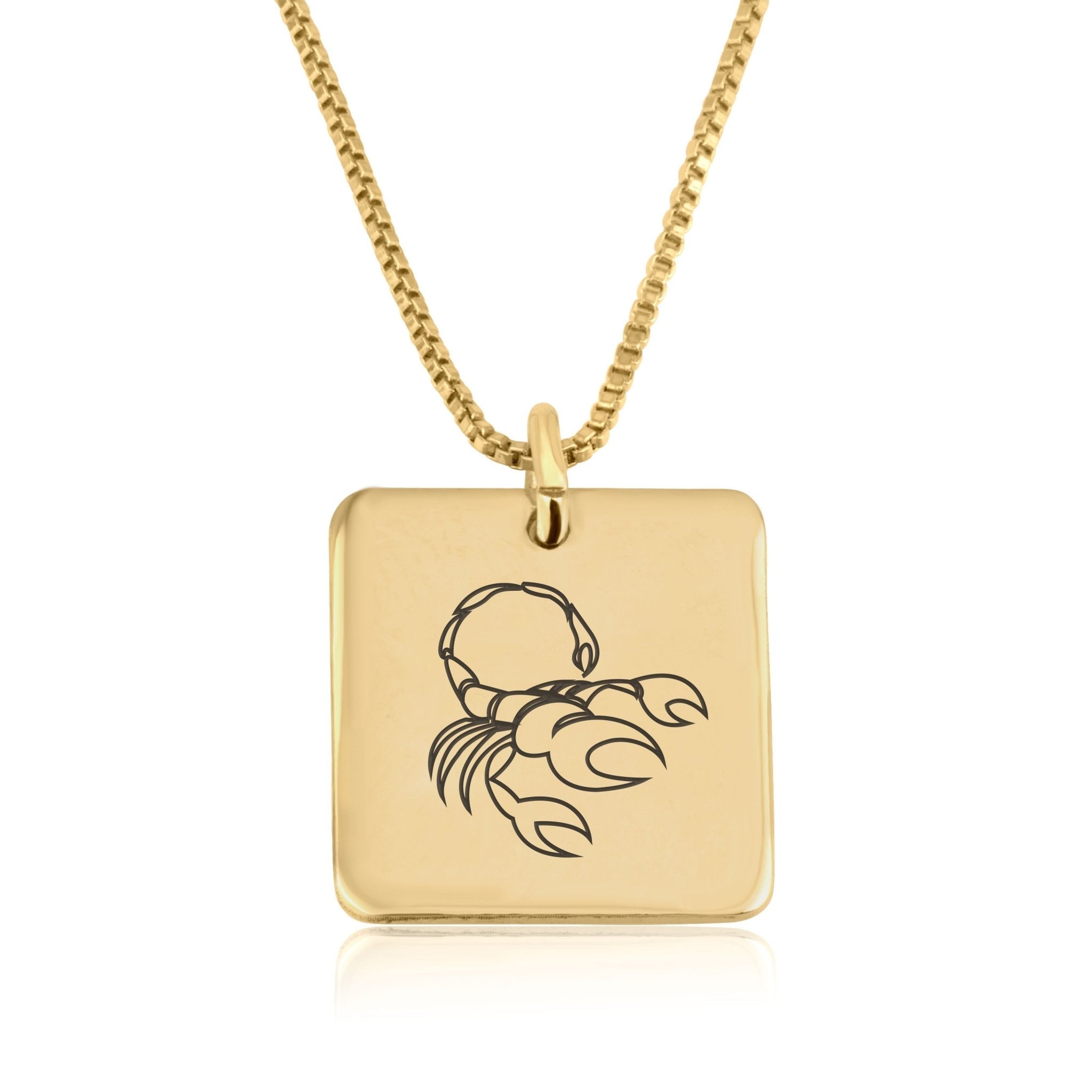 Scorpio Zodiac Necklace La Vie Bien Scorpio Zodiac Necklace
