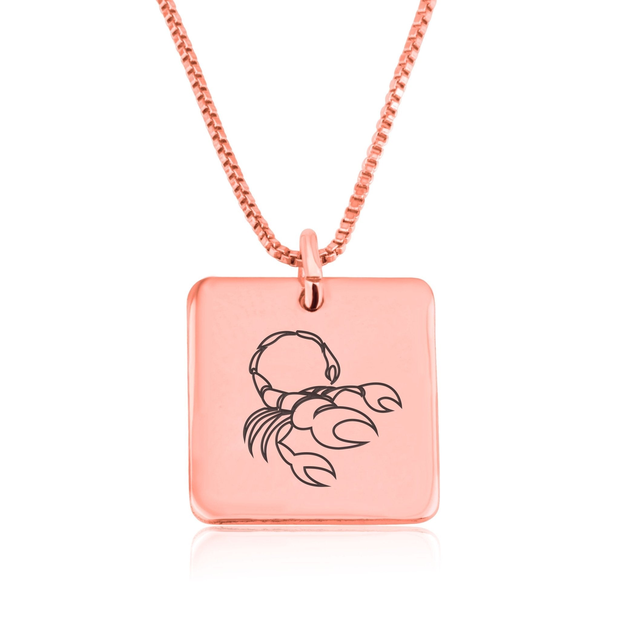 Scorpio Zodiac Necklace La Vie Bien Scorpio Zodiac Necklace