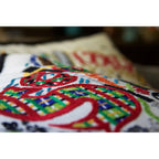 Scotland Hand - Embroidered Pillow Pillows La Vie Bien Scotland Hand - Embroidered Pillow