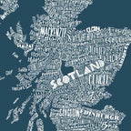 Scotland Map Apron Gifts La Vie Bien Scotland Map Apron