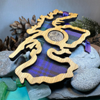 Scotland Map Lucky Sixpence Ornament Gifts La Vie Bien Scotland Map Lucky Sixpence Ornament