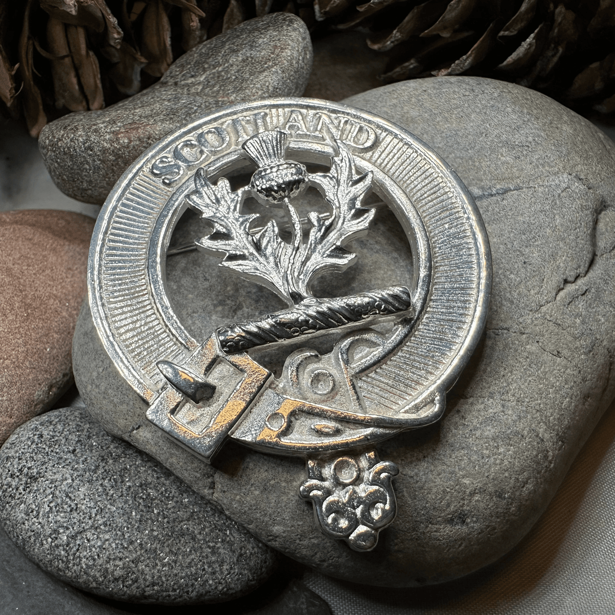 Scotland Thistle Brooch - Handmade in Scotland Brooch La Vie Bien Scotland Thistle Brooch - Handmade in Scotland