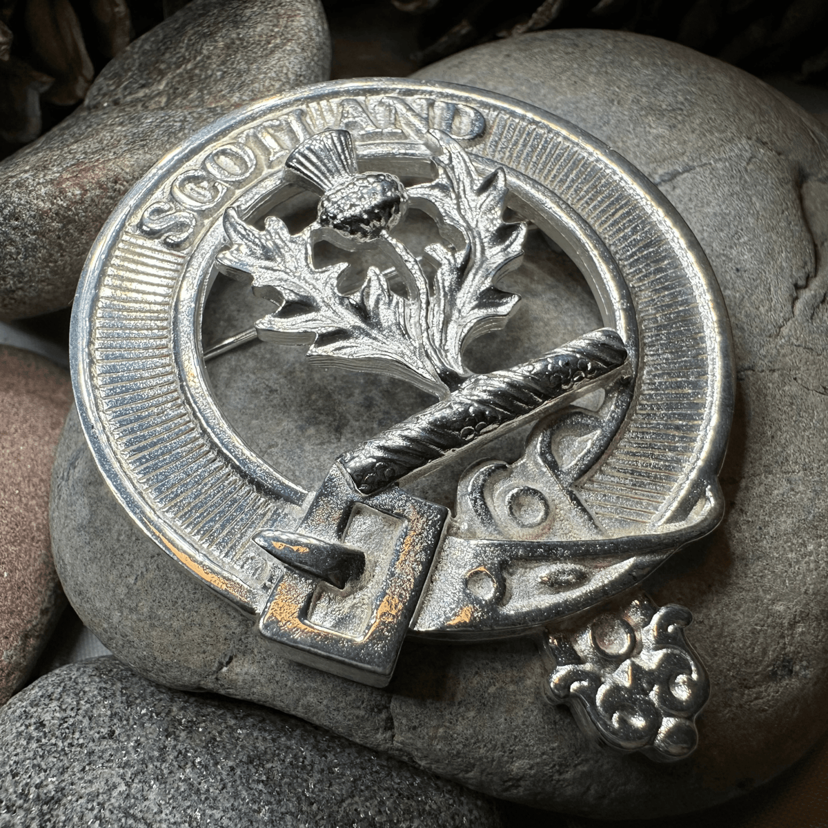 Scotland Thistle Brooch - Handmade in Scotland Brooch La Vie Bien Scotland Thistle Brooch - Handmade in Scotland