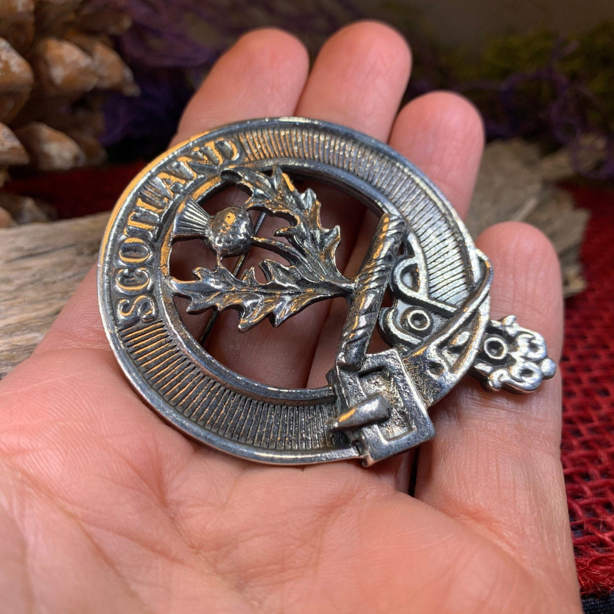 Scotland Thistle Brooch - Handmade in Scotland Brooch La Vie Bien Scotland Thistle Brooch - Handmade in Scotland