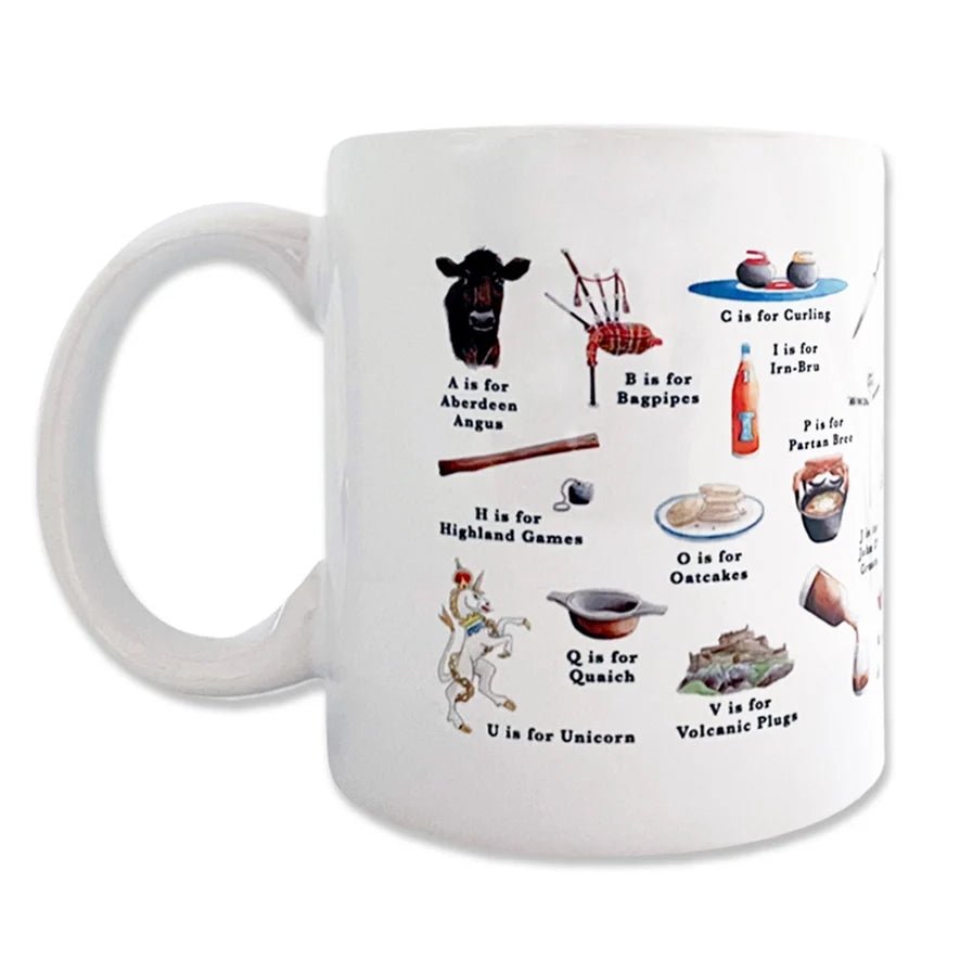 Scottish ABC Mug Mugs La Vie Bien Scottish ABC Mug