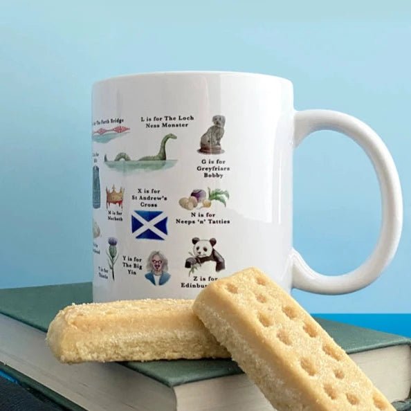 Scottish ABC Mug Mugs La Vie Bien Scottish ABC Mug