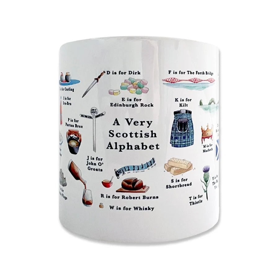 Scottish ABC Mug Mugs La Vie Bien Scottish ABC Mug