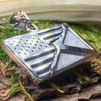 Scottish American Flag Pendant Pendant La Vie Bien Scottish American Flag Pendant
