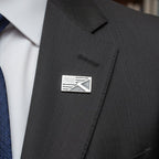 Scottish American Flag Pin in Sterling Silver Brooch La Vie Bien Scottish American Flag Pin in Sterling Silver